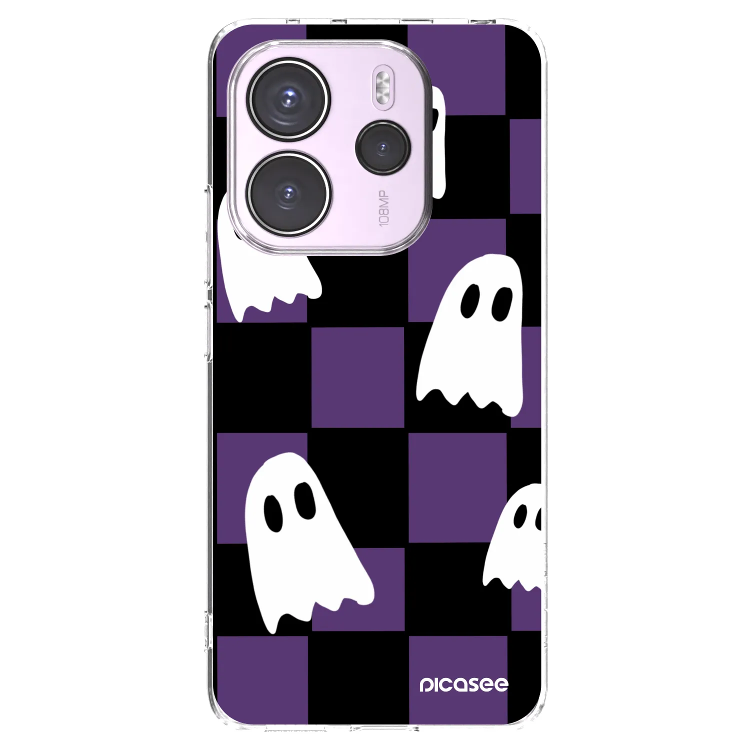 Picasee Xiaomi Redmi Note 14 4G Hülle - Transparentes Silikon - Ghosts