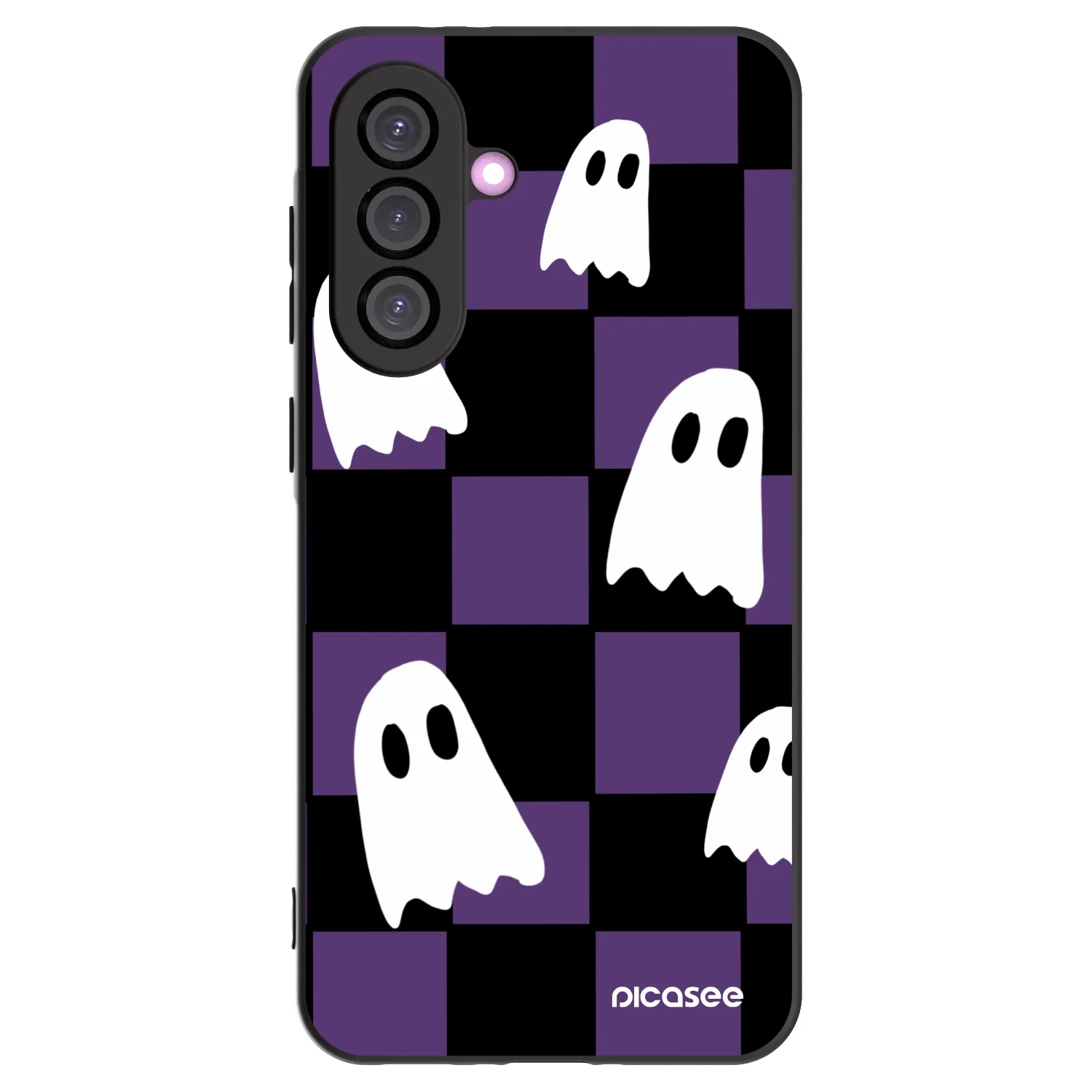 Picasee Samsung Galaxy A36 5G Hülle - Schwarzes Silikon - Ghosts