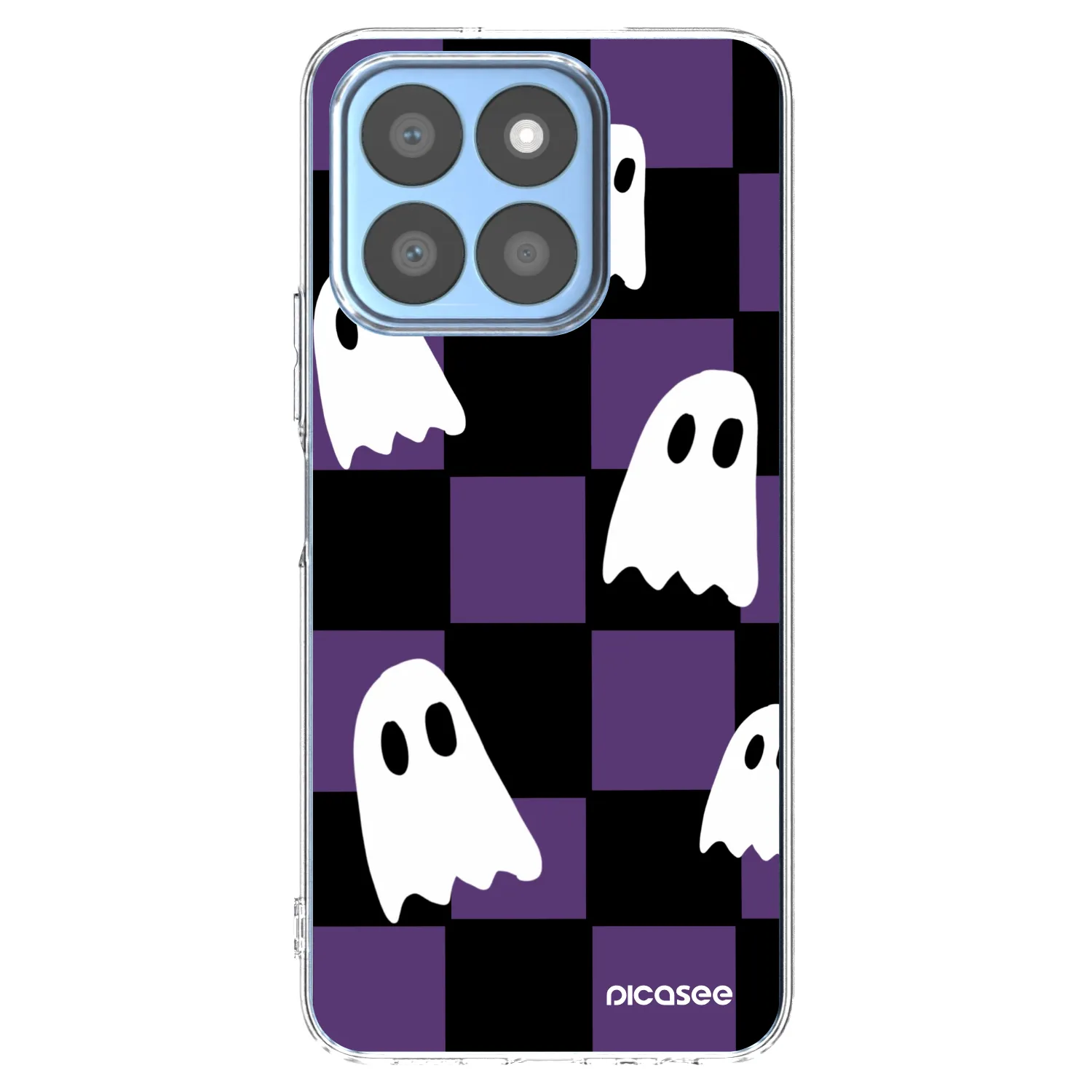 Picasee Honor X8c Hülle - Transparentes Silikon - Ghosts