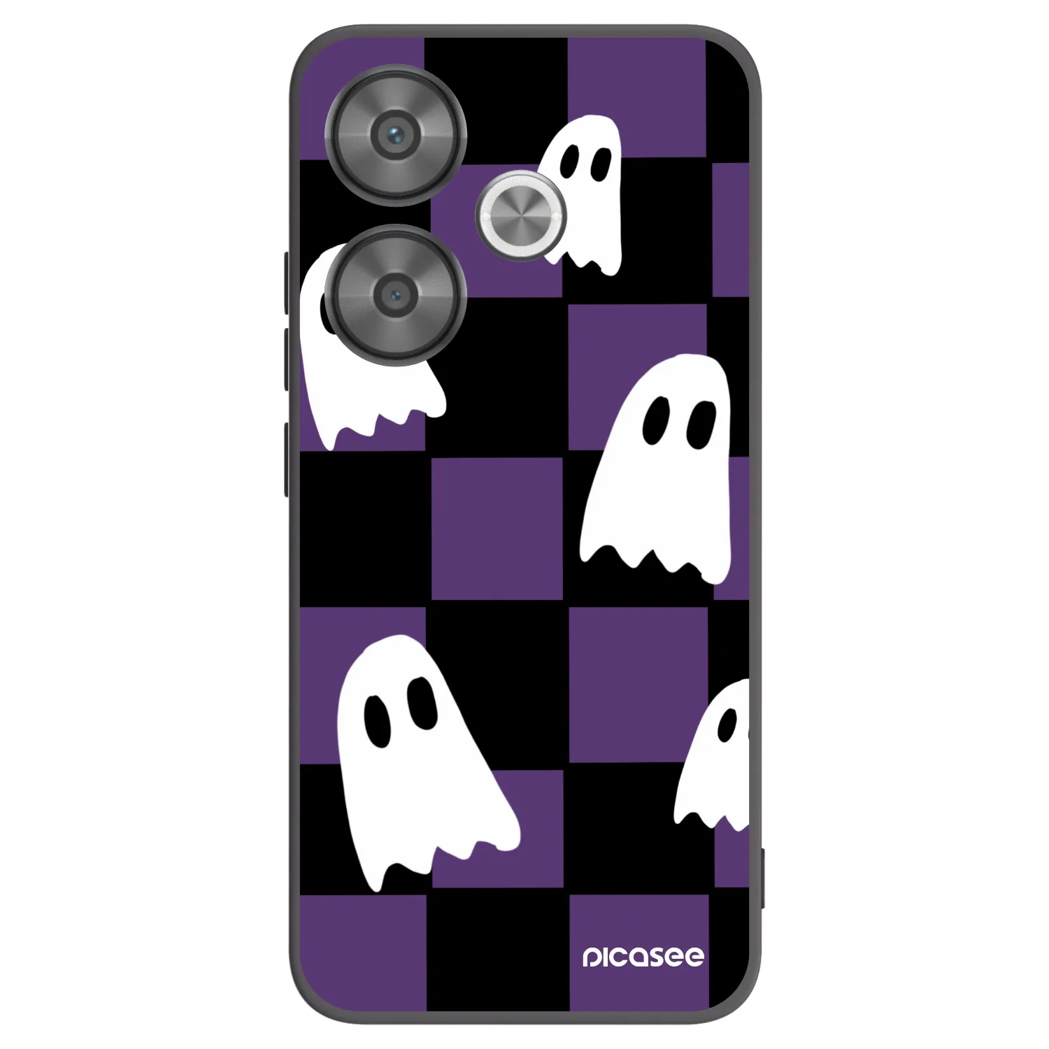 Picasee Xiaomi Poco F6 Hülle - Schwarzes Silikon - Ghosts