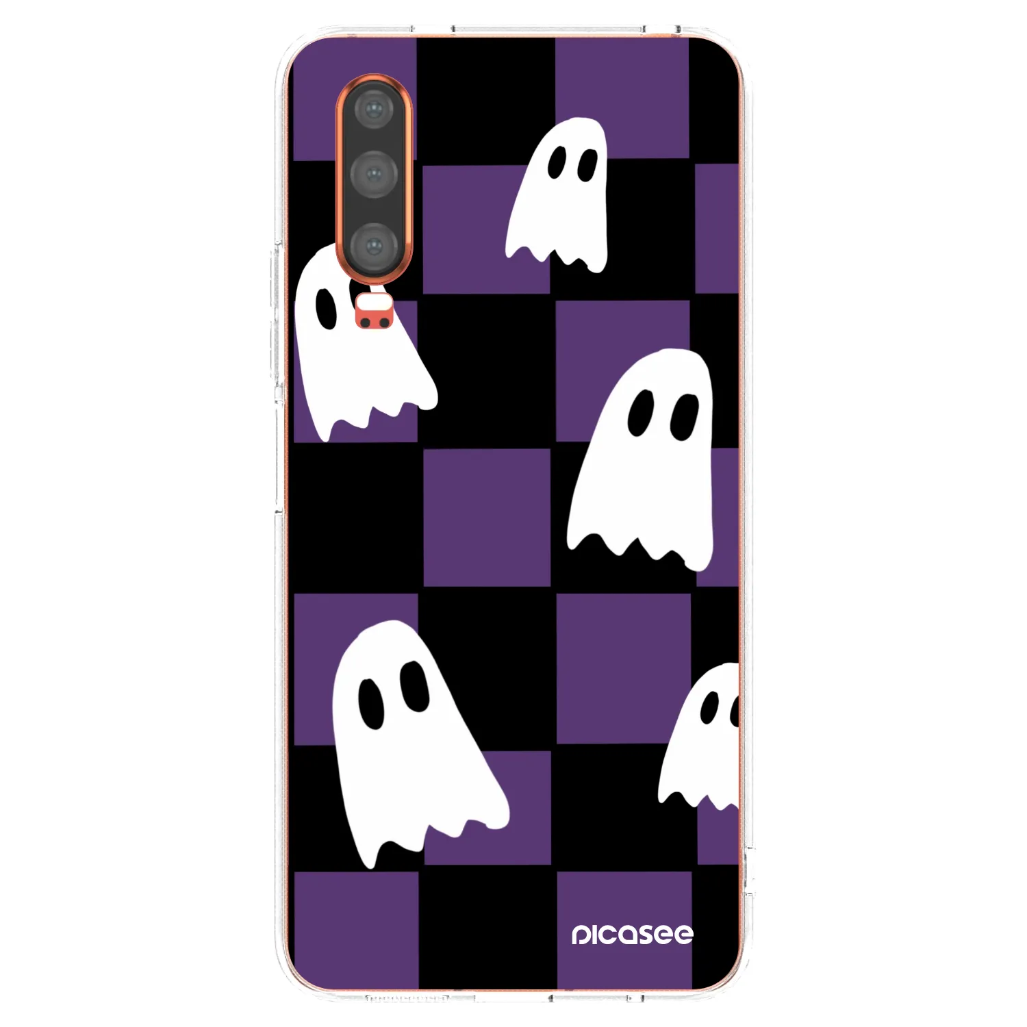 Picasee Huawei P30 Hülle - Transparentes Silikon - Ghosts