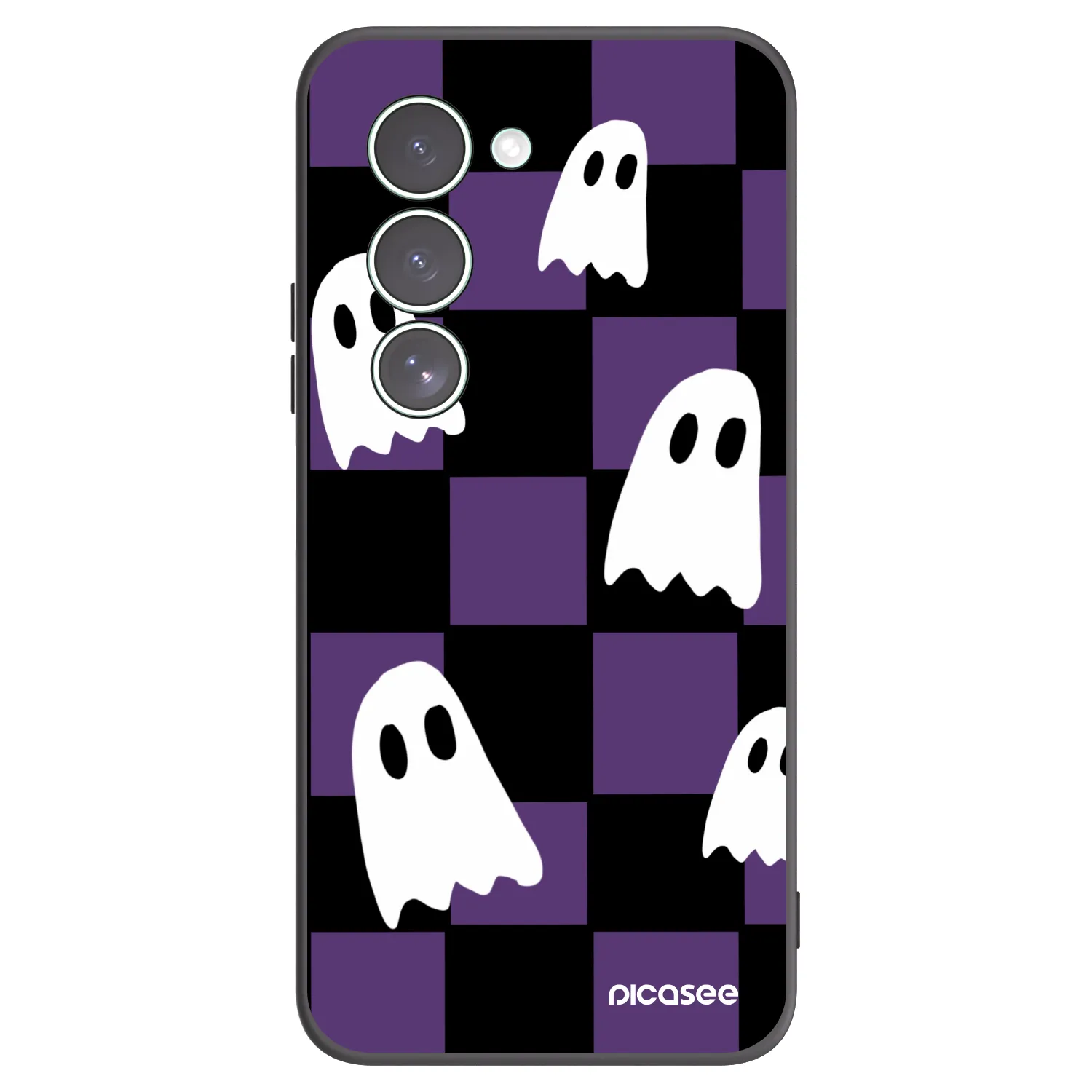Picasee Xiaomi Redmi 15 5G Hülle - Schwarzes Silikon - Ghosts