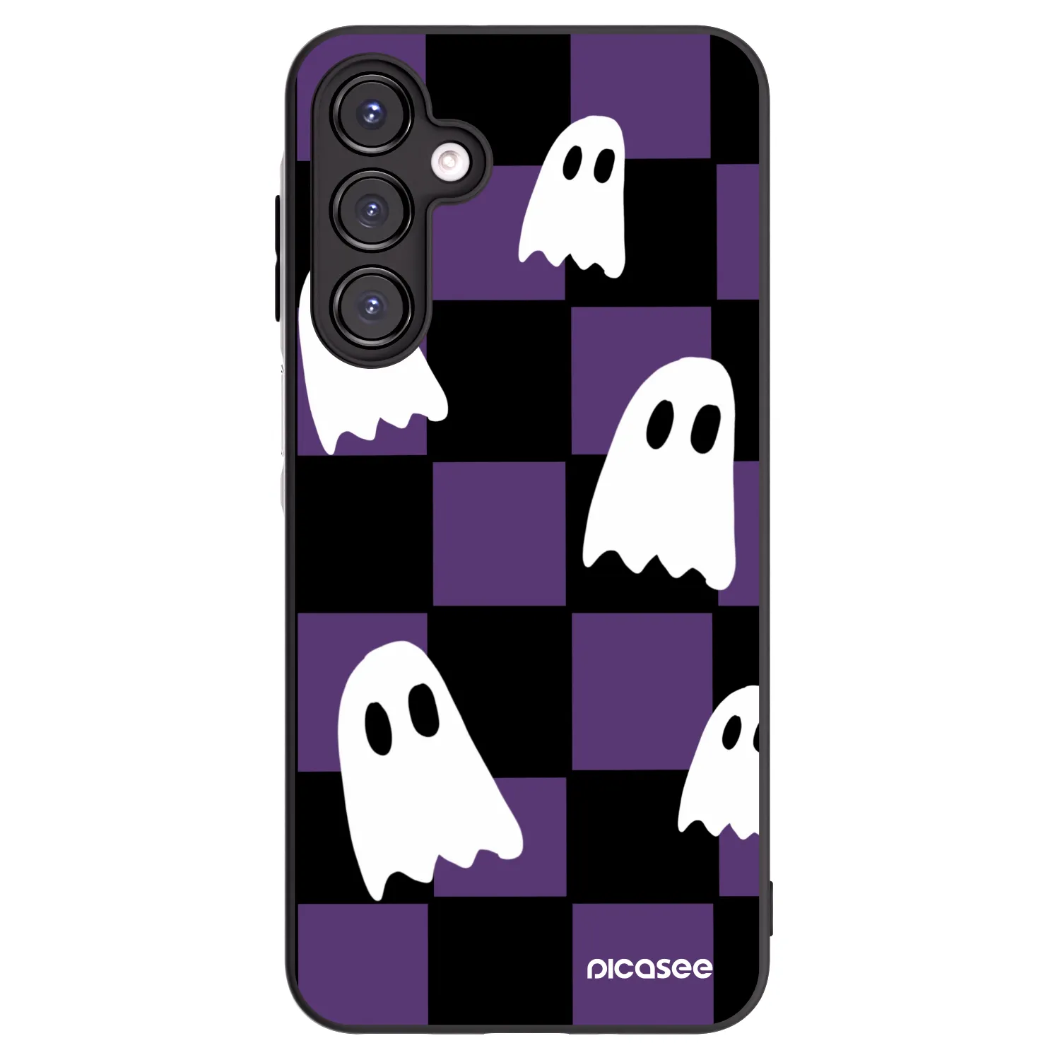 Picasee Samsung Galaxy A16 4G Hülle - Schwarzes Silikon - Ghosts