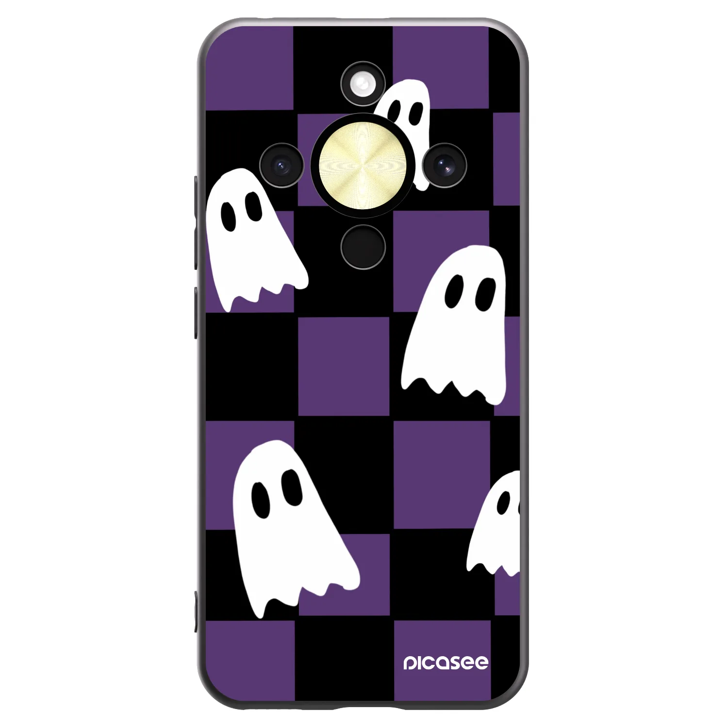Picasee Honor Magic8 Lite 5G Hülle - Schwarzes Silikon - Ghosts