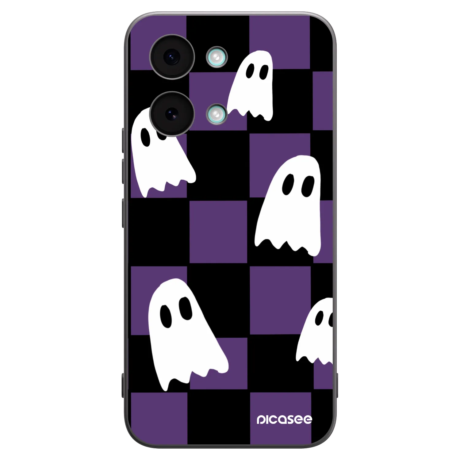 Picasee Xiaomi Poco X8 Pro Max Hülle - Schwarzes Silikon - Ghosts