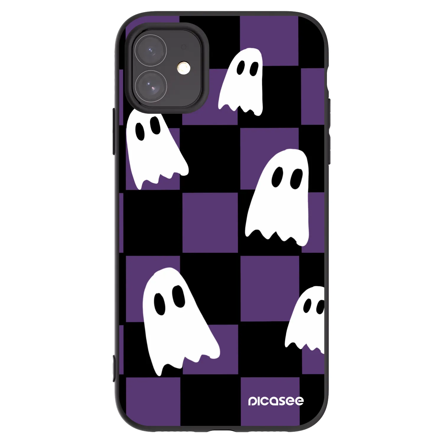 Picasee Apple iPhone 11 Hülle - Schwarzes Silikon - Ghosts
