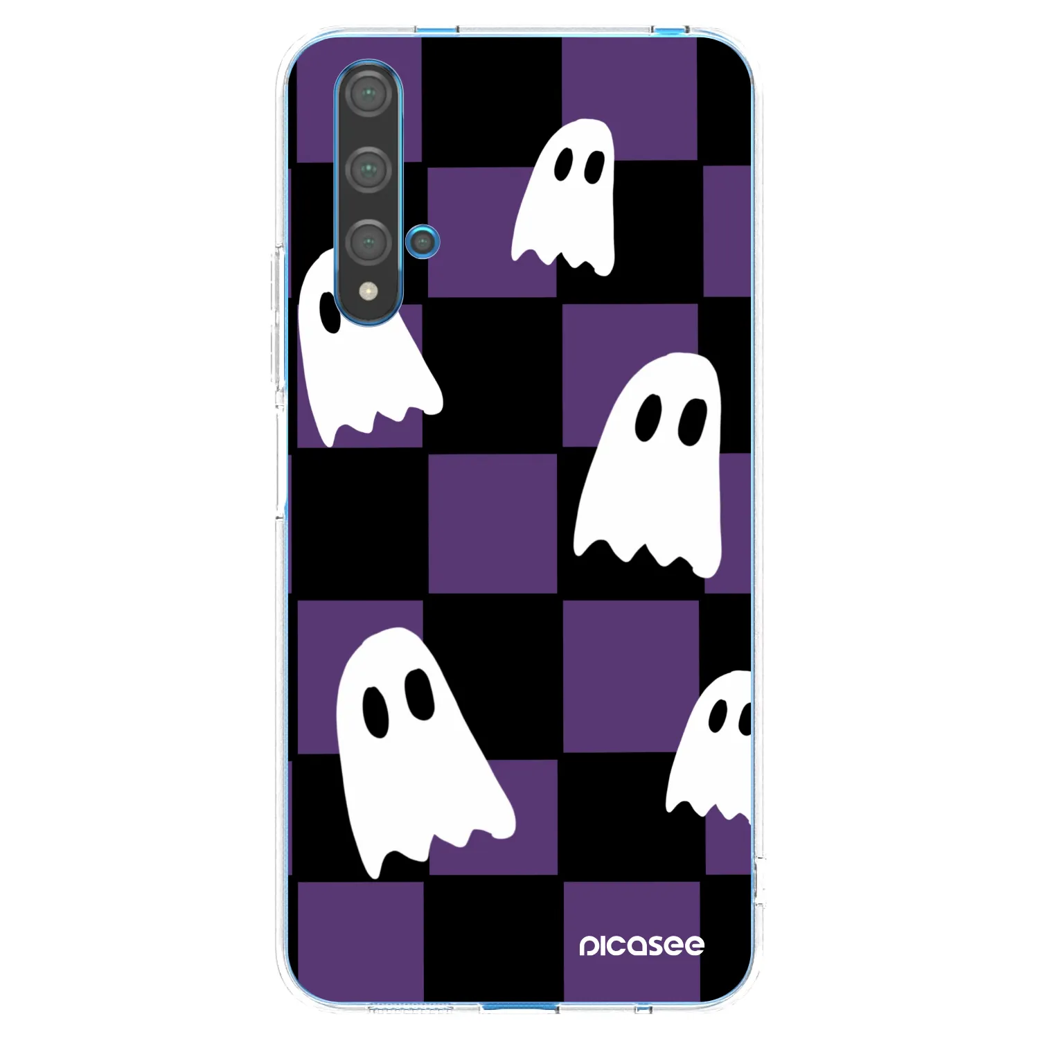 Picasee Huawei Nova 5T Hülle - Transparentes Silikon - Ghosts