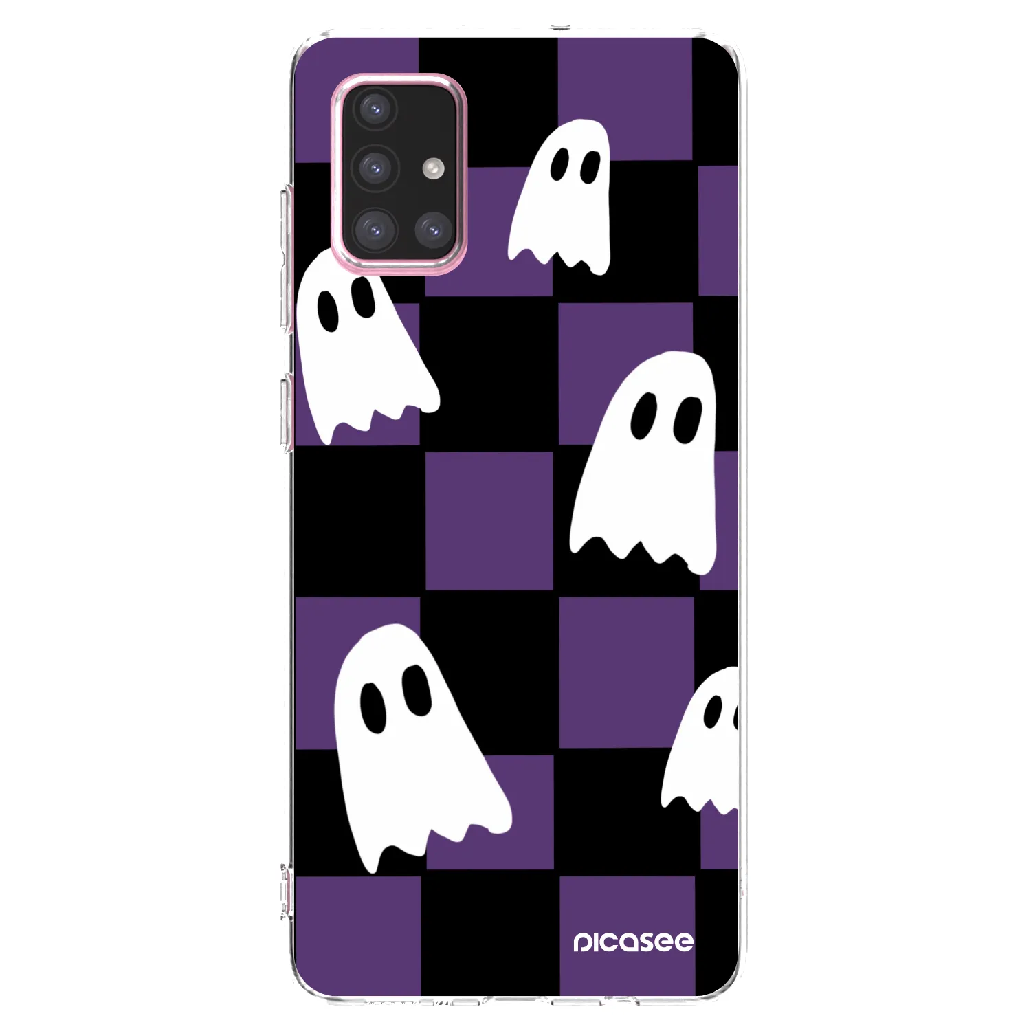 Picasee Samsung Galaxy A71 A715F Hülle - Transparentes Silikon - Ghosts