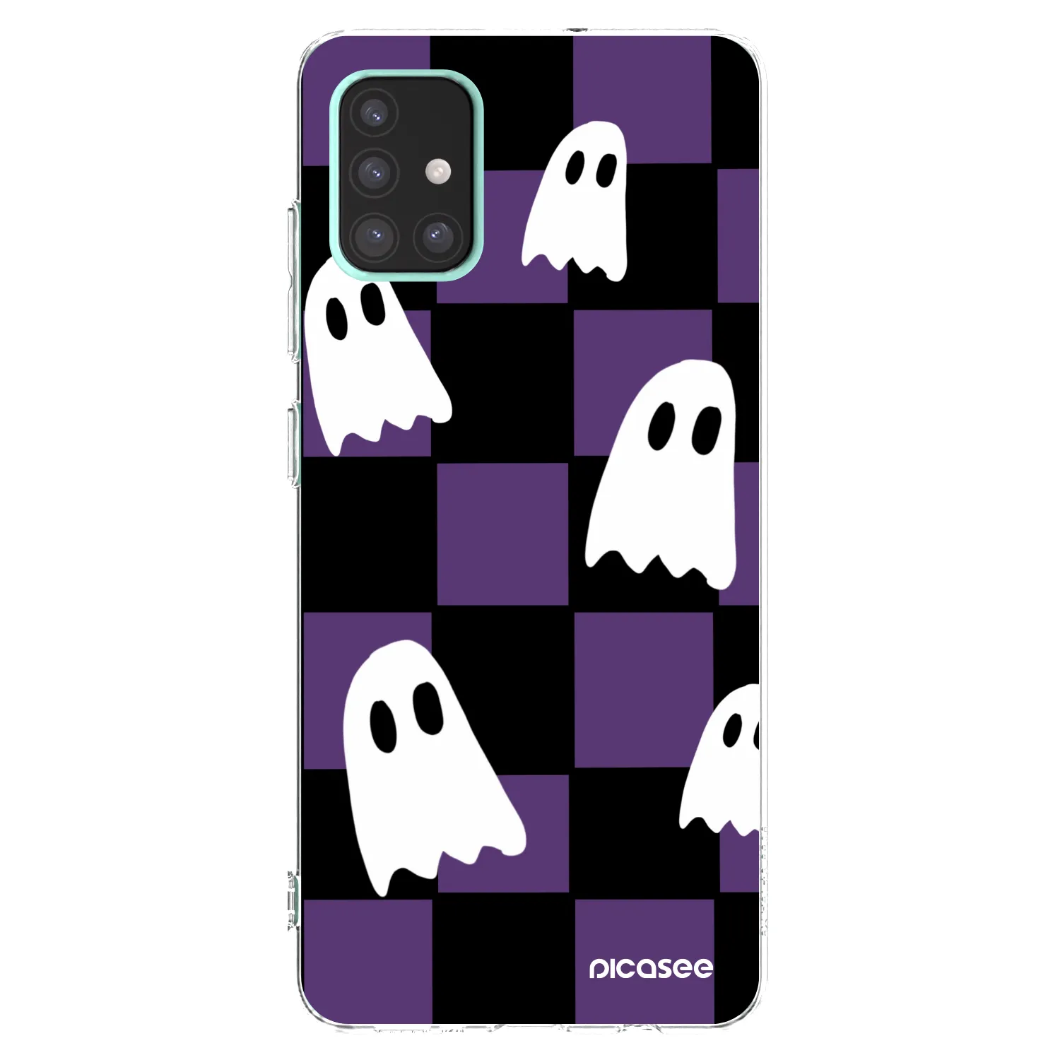 Picasee Samsung Galaxy A51 A515F Hülle - Transparentes Silikon - Ghosts
