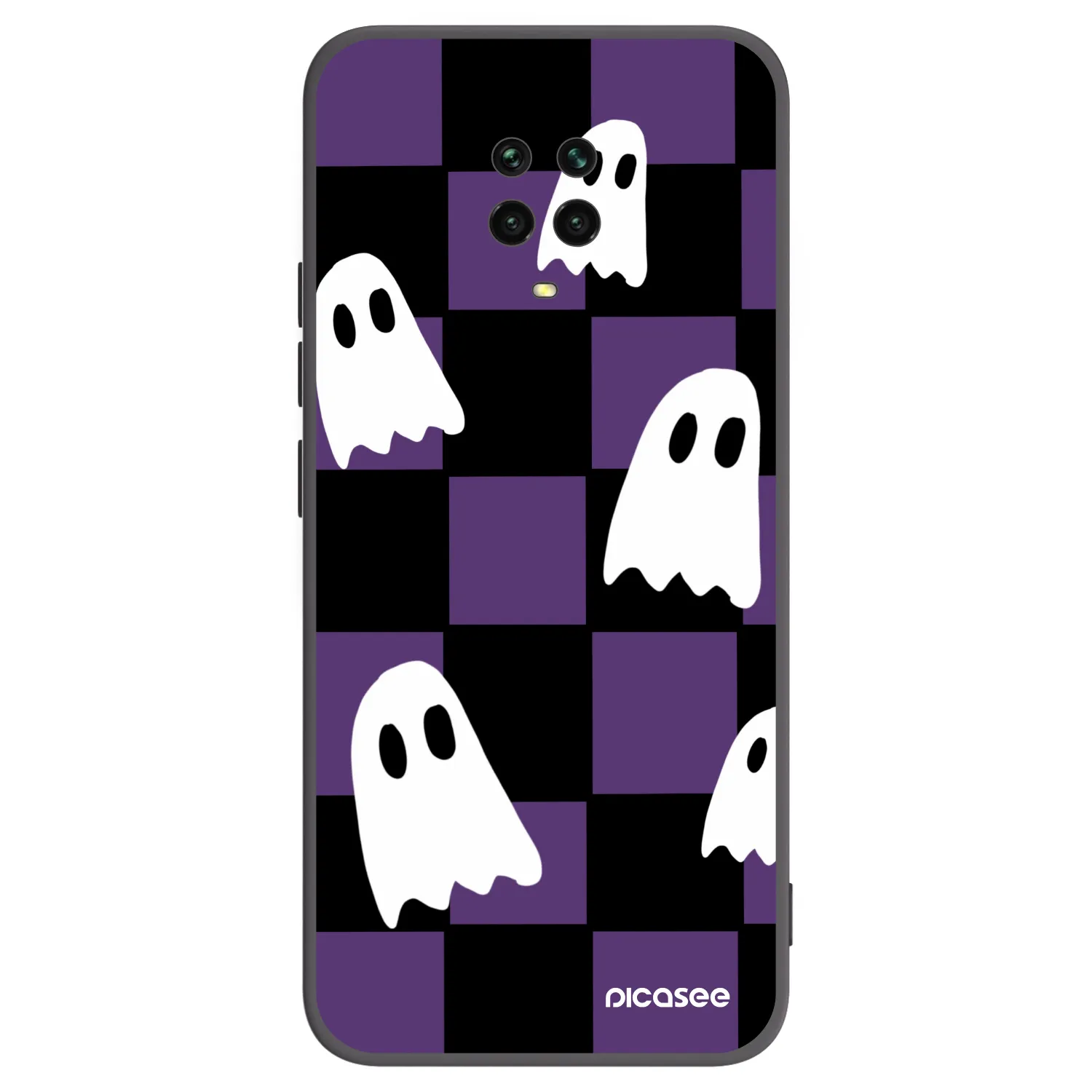 Picasee Xiaomi Redmi Note 9 Pro Hülle - Schwarzes Silikon - Ghosts