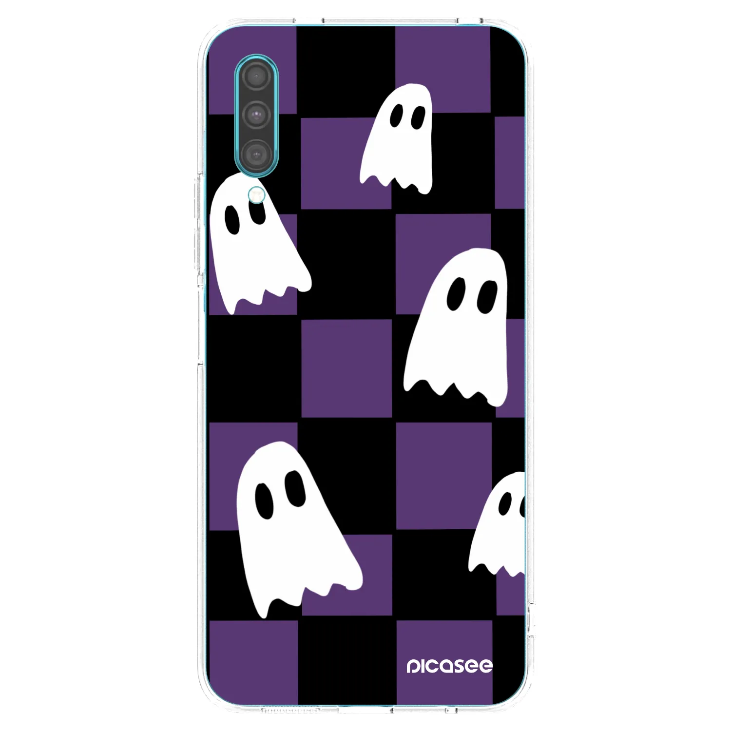 Picasee Samsung Galaxy A30s A307F Hülle - Transparentes Silikon - Ghosts