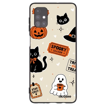 Hülle für Samsung Galaxy M51 M515F - Halloween stickers