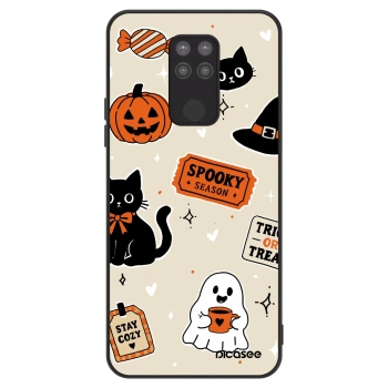 Hülle für Xiaomi Redmi Note 9 - Halloween stickers