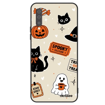 Hülle für Samsung Galaxy A50 A505F - Halloween stickers