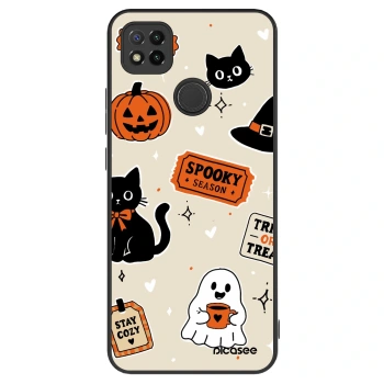 Hülle für Xiaomi Redmi 9C - Halloween stickers