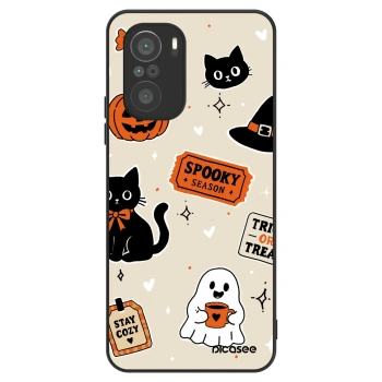 Hülle für Xiaomi Poco F3 - Halloween stickers