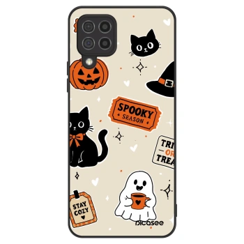 Hülle für Samsung Galaxy A22 A225F 4G - Halloween stickers