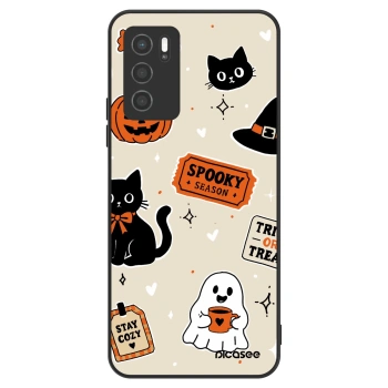 Hülle für OPPO A16 - Halloween stickers