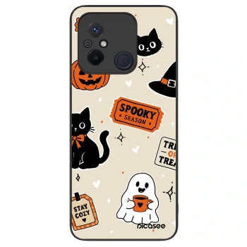 Hülle für Xiaomi Redmi 12C - Halloween stickers