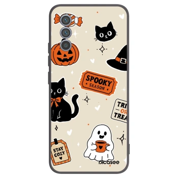 Hülle für Motorola Moto G62 - Halloween stickers