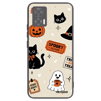 Hülle für Motorola Edge 30 Neo - Halloween stickers