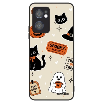 Hülle für OPPO Reno 7 5G - Halloween stickers