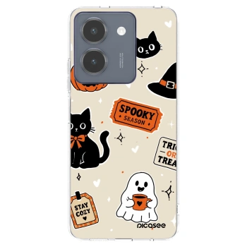 Hülle für Vivo Y36 4G - Halloween stickers