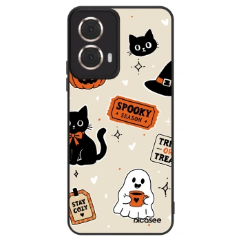 Hülle für Motorola Moto G85 - Halloween stickers