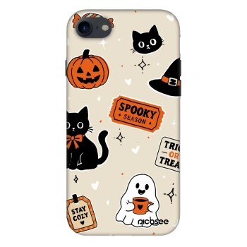 Hülle für Apple iPhone 8 - Halloween stickers