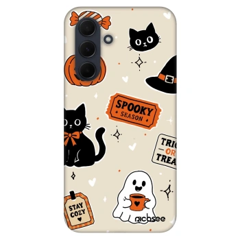 Hülle für Samsung Galaxy A35 5G A356B - Halloween stickers