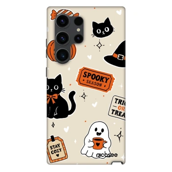 Hülle für Samsung Galaxy S24 Ultra S928B 5G - Halloween stickers