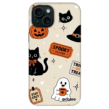 Hülle für Apple iPhone 13 - Halloween stickers