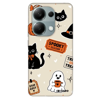 Hülle für Xiaomi Redmi Note 13 Pro 4G - Halloween stickers