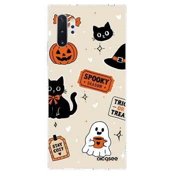 Hülle für Samsung Galaxy Note 10+ N975F - Halloween stickers