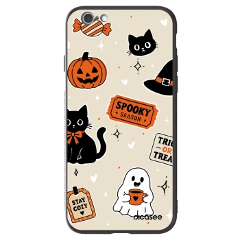 Hülle für Apple iPhone 6/6S - Halloween stickers