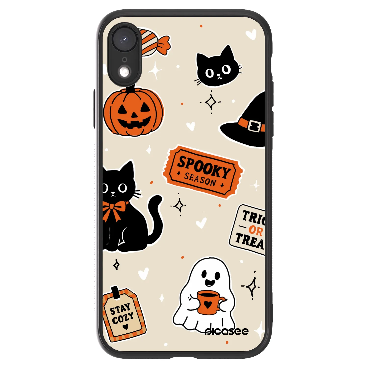 Picasee ULTIMATE CASE für Apple iPhone XR - Halloween stickers