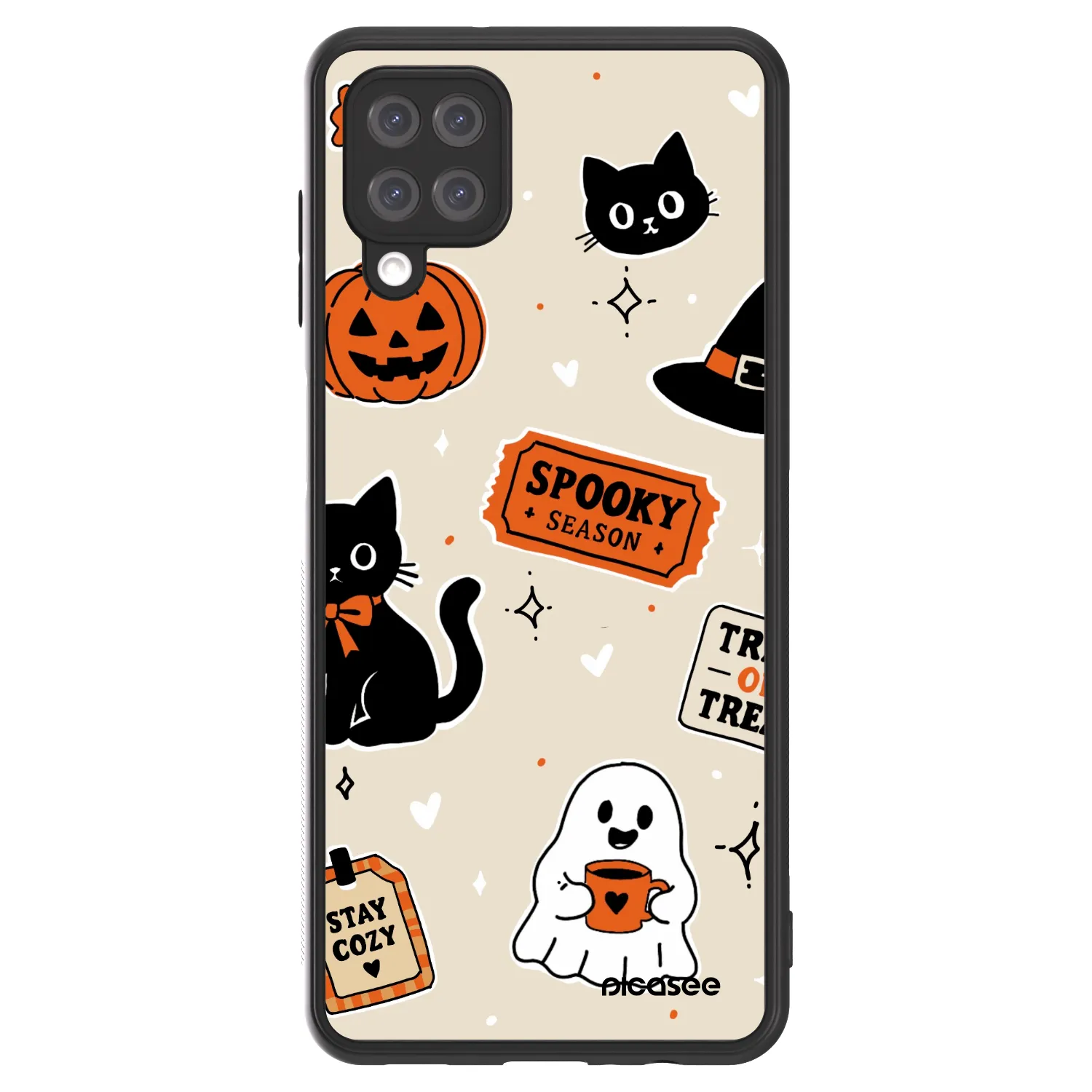 Picasee ULTIMATE CASE für Samsung Galaxy A12 A125F - Halloween stickers