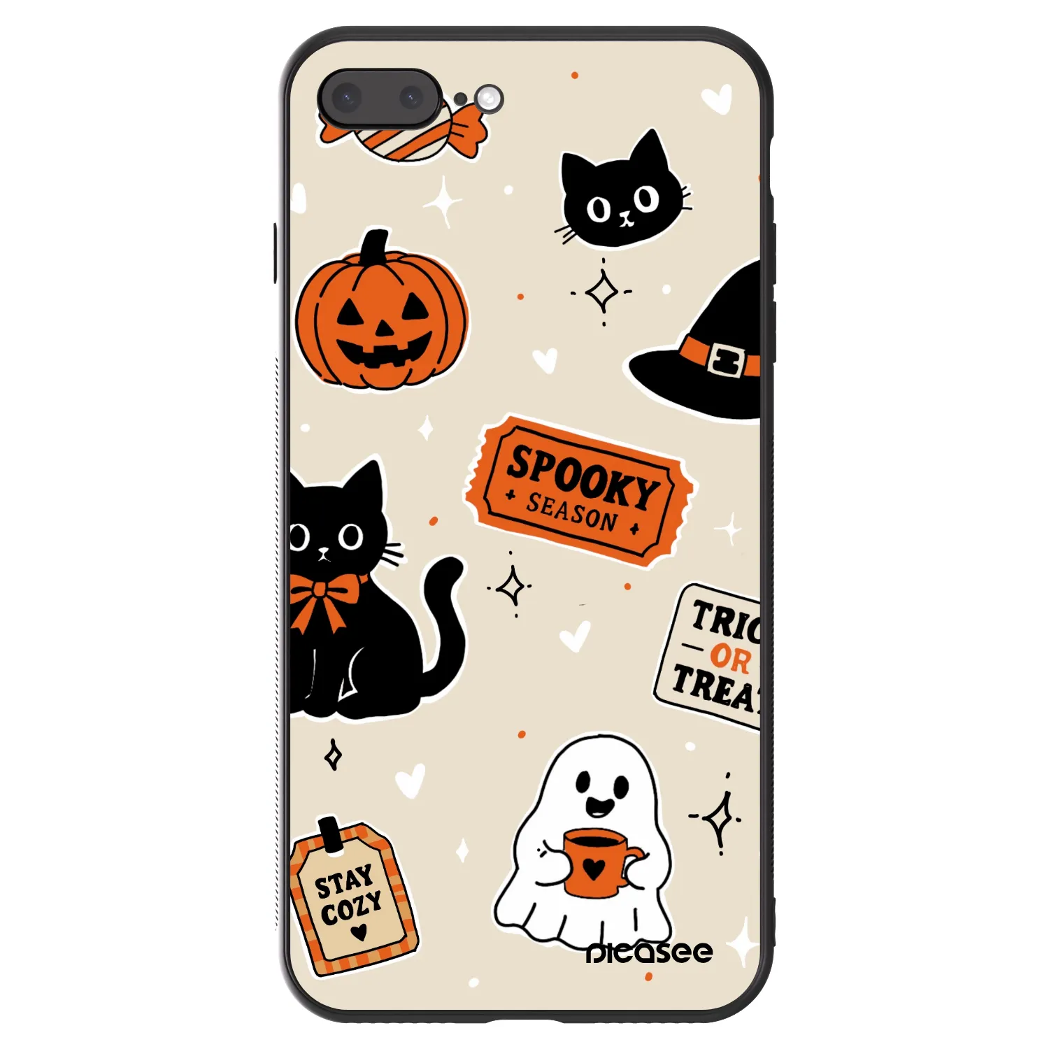 Picasee ULTIMATE CASE für Apple iPhone 7 Plus - Halloween stickers