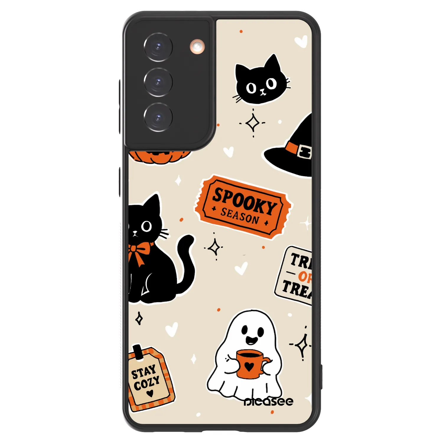 Picasee ULTIMATE CASE für Samsung Galaxy S21 5G G991B - Halloween stickers