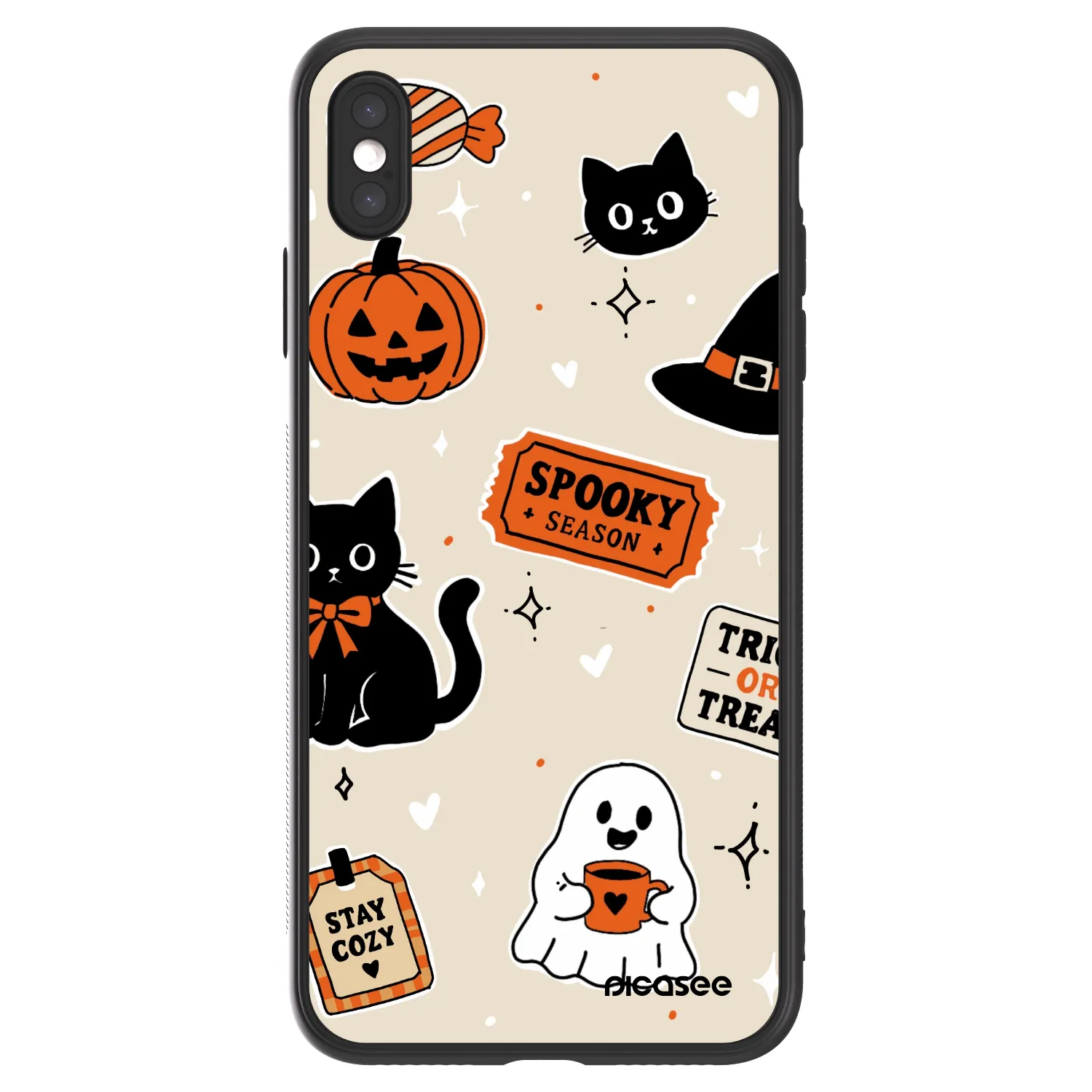 Picasee ULTIMATE CASE für Apple iPhone XS Max - Halloween stickers
