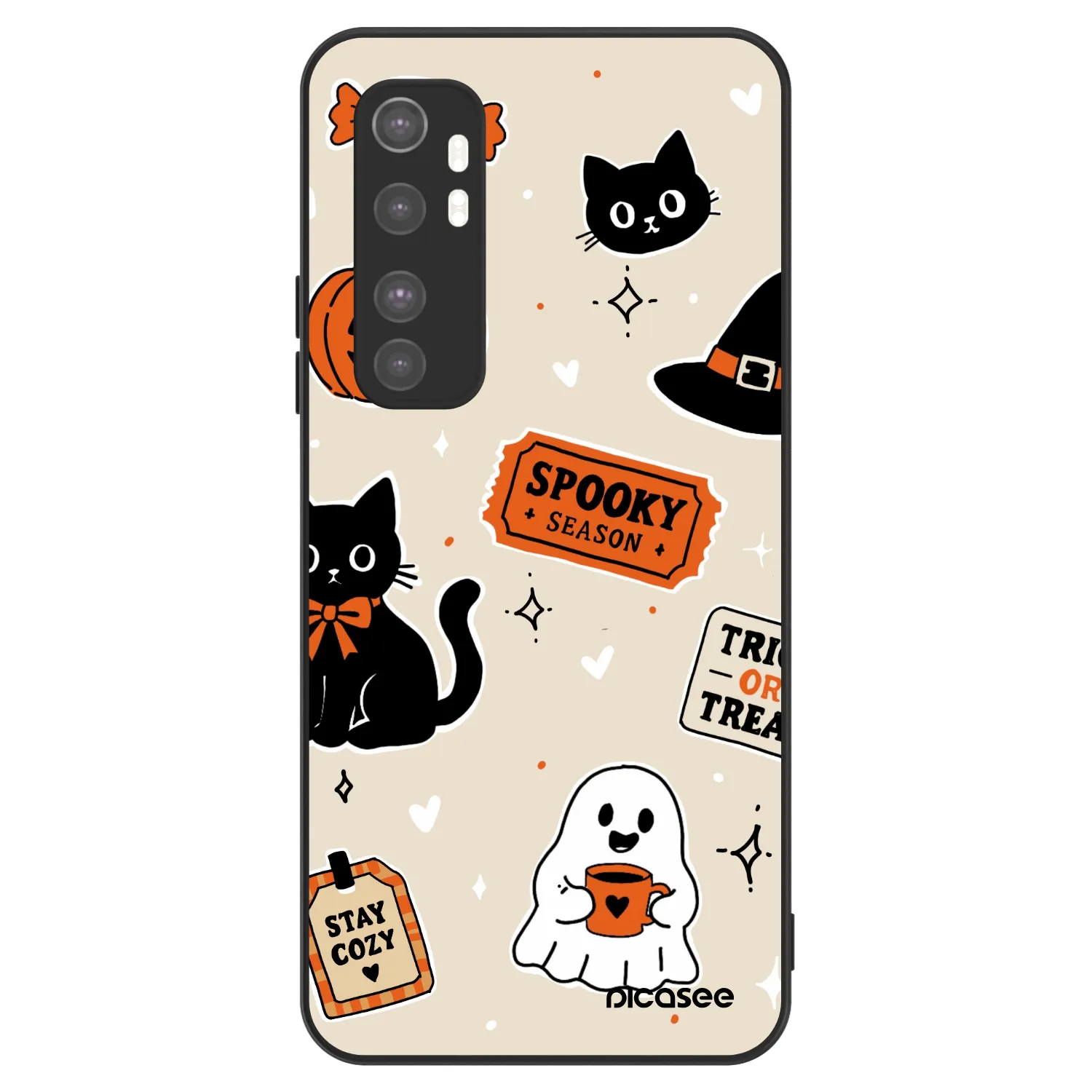 Picasee ULTIMATE CASE für Xiaomi Mi Note 10 Lite - Halloween stickers