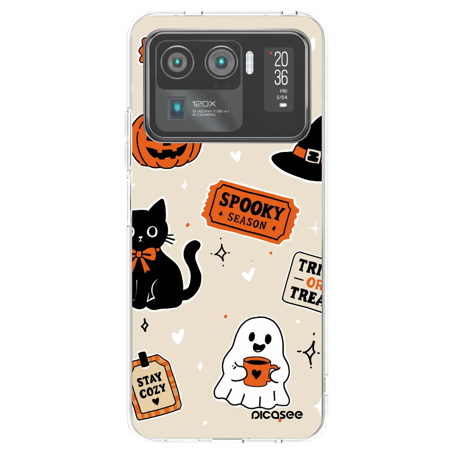 Picasee Xiaomi Mi 11 Ultra Hülle - Transparentes Silikon - Halloween stickers