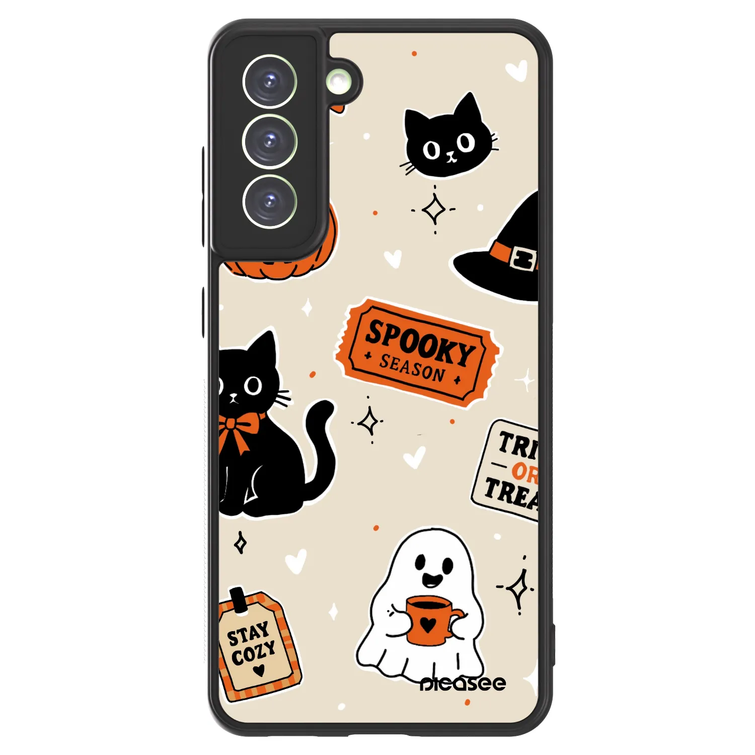 Picasee ULTIMATE CASE für Samsung Galaxy S21 FE 5G - Halloween stickers