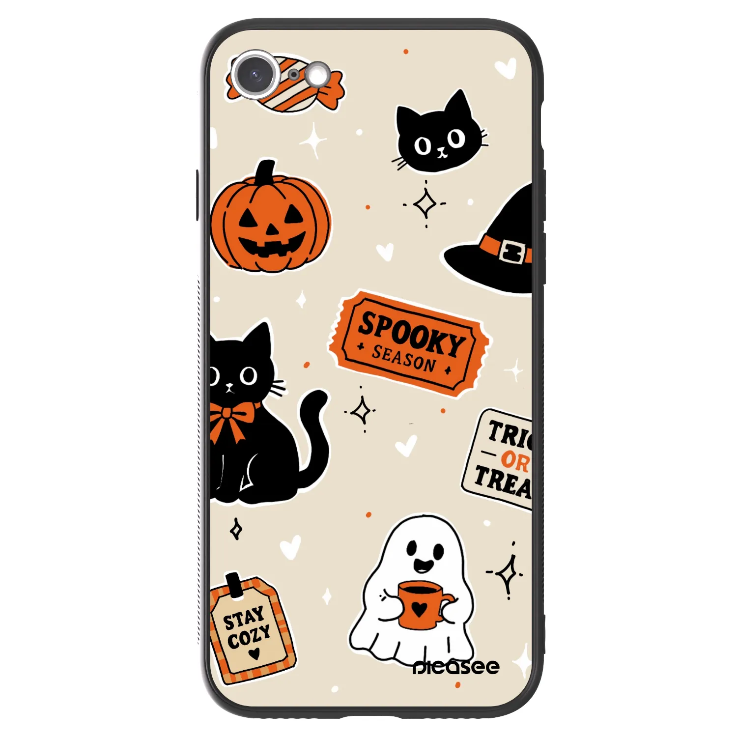 Picasee ULTIMATE CASE für Apple iPhone SE 2022 - Halloween stickers