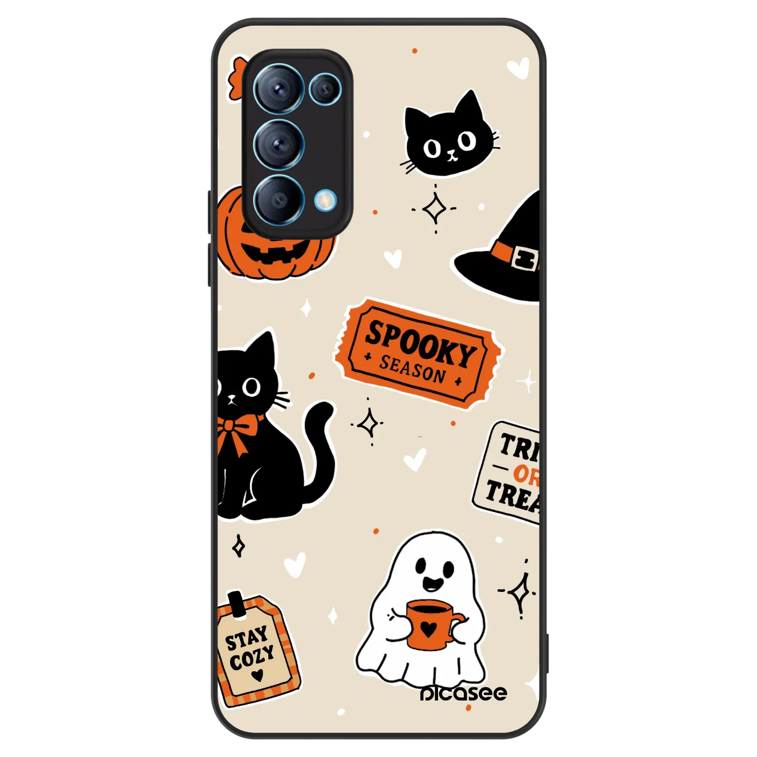 Picasee ULTIMATE CASE für OPPO Reno 5 5G - Halloween stickers