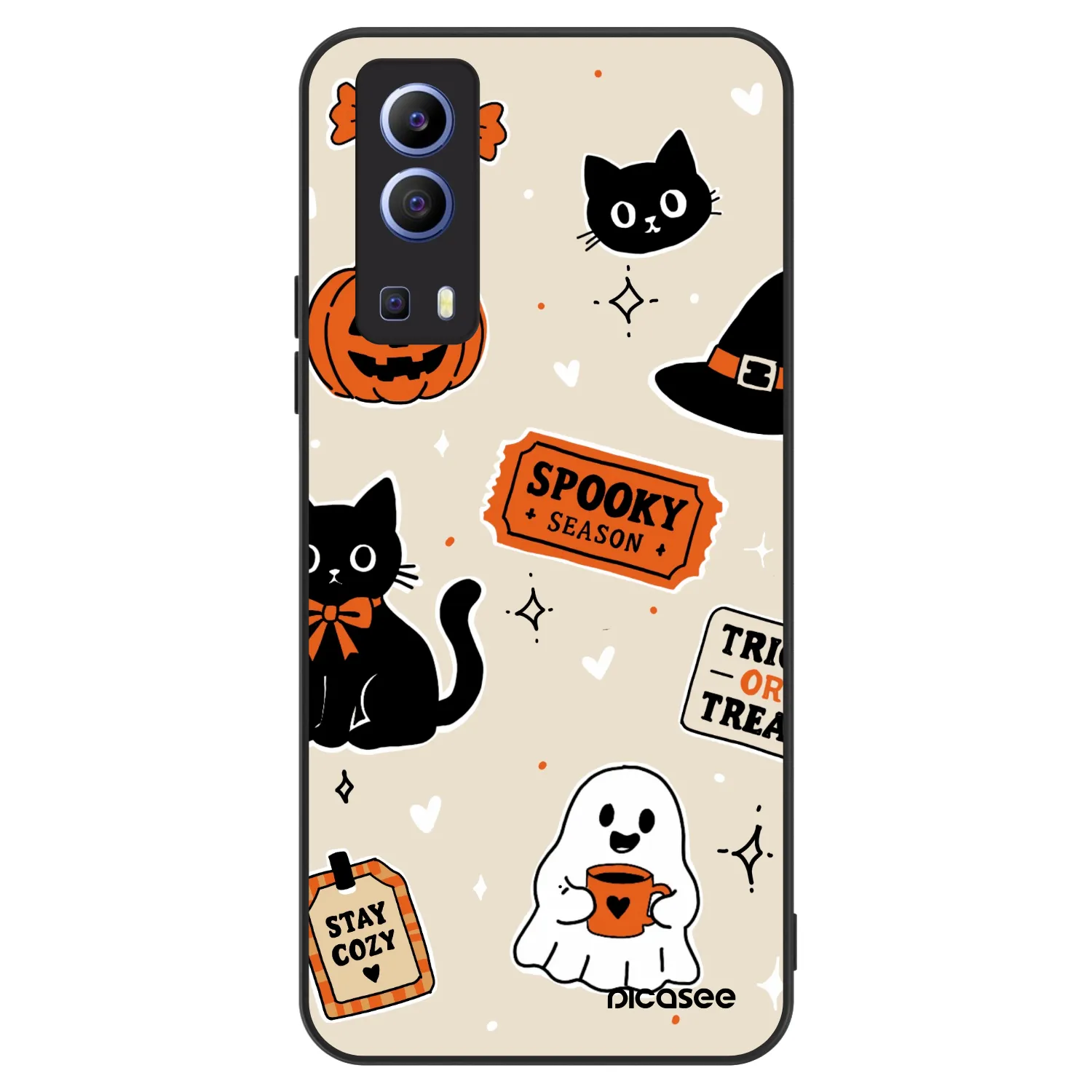 Picasee ULTIMATE CASE für Vivo Y52 5G - Halloween stickers