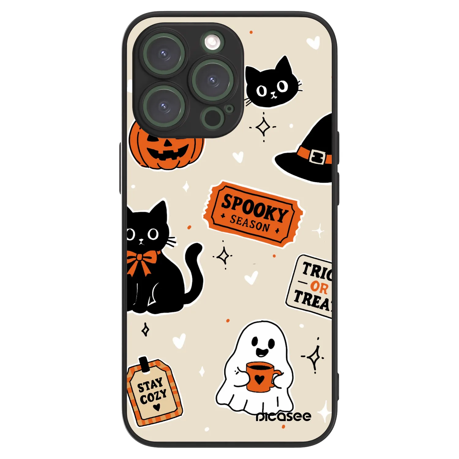 Picasee ULTIMATE CASE MagSafe für Apple iPhone 13 Pro - Halloween stickers