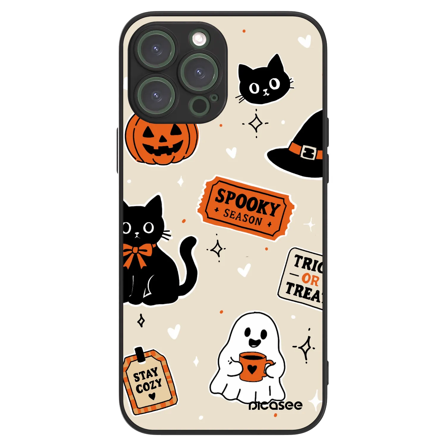 Picasee ULTIMATE CASE MagSafe für Apple iPhone 13 Pro Max - Halloween stickers