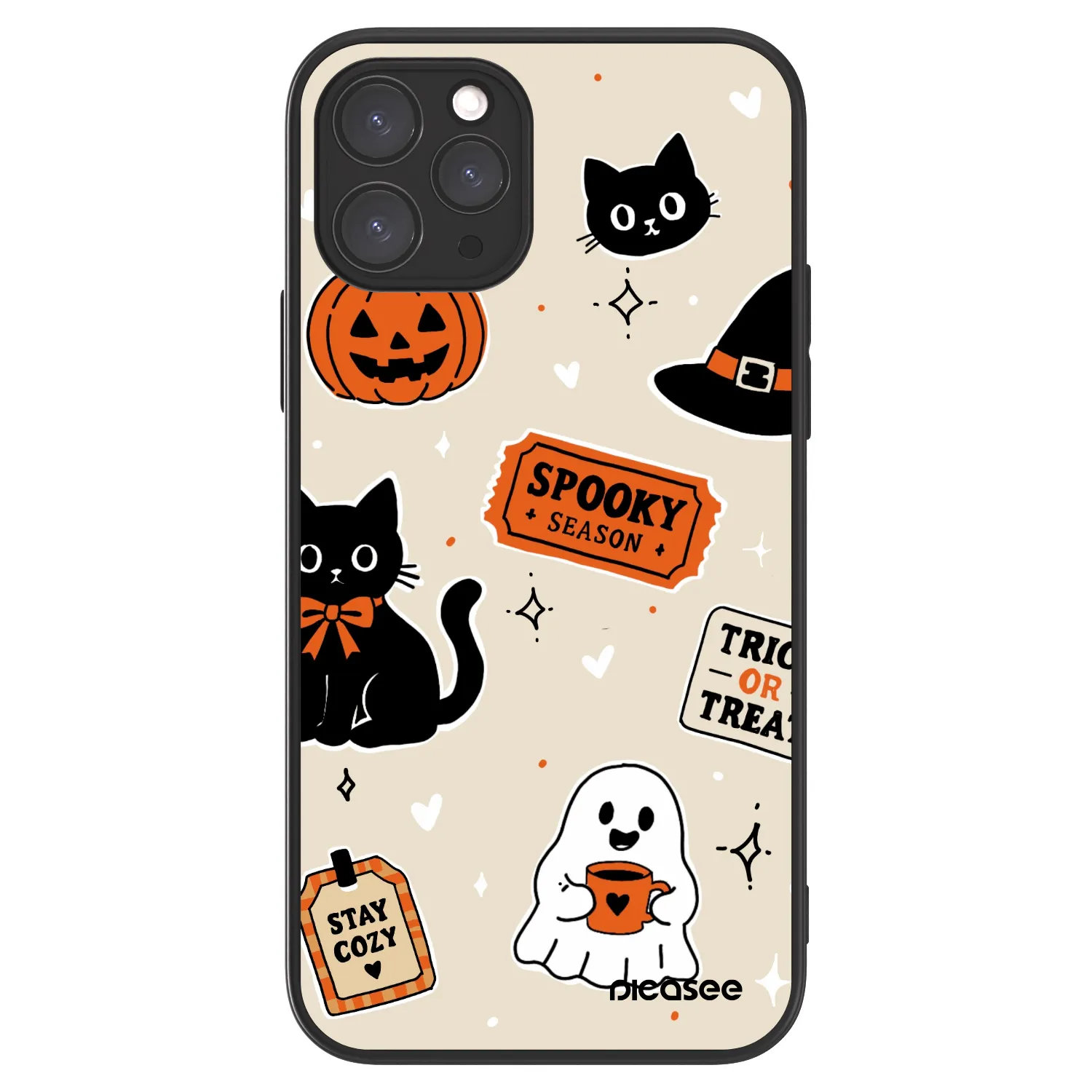 Picasee ULTIMATE CASE MagSafe für Apple iPhone 11 Pro - Halloween stickers