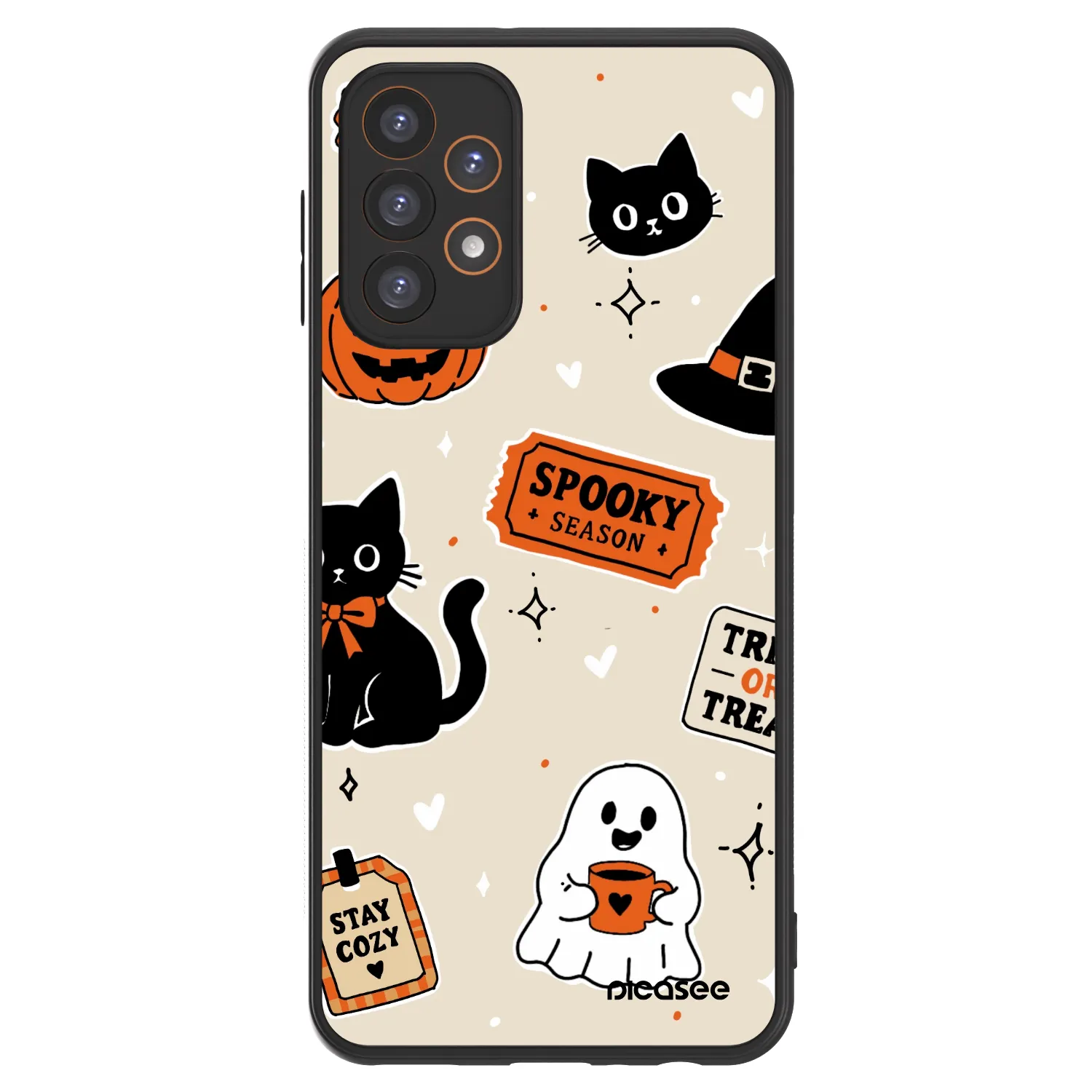 Picasee ULTIMATE CASE für Samsung Galaxy A23 A235F 4G - Halloween stickers